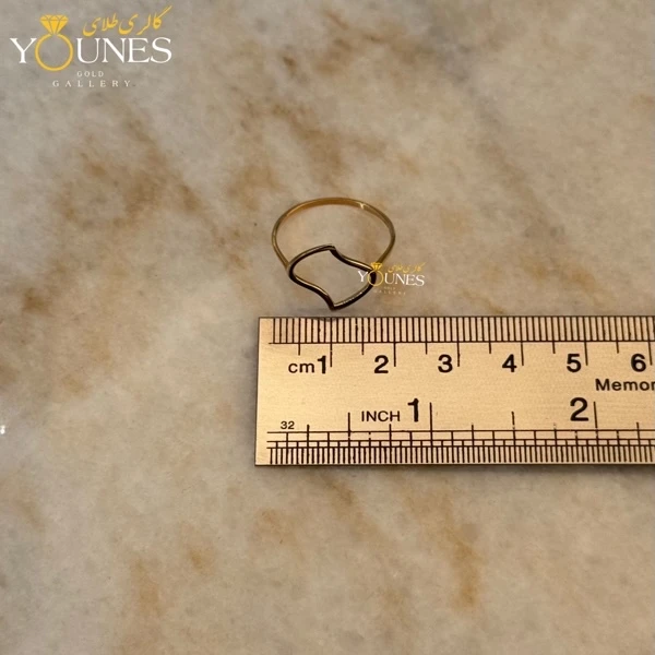 انگشتر طلا هندسی